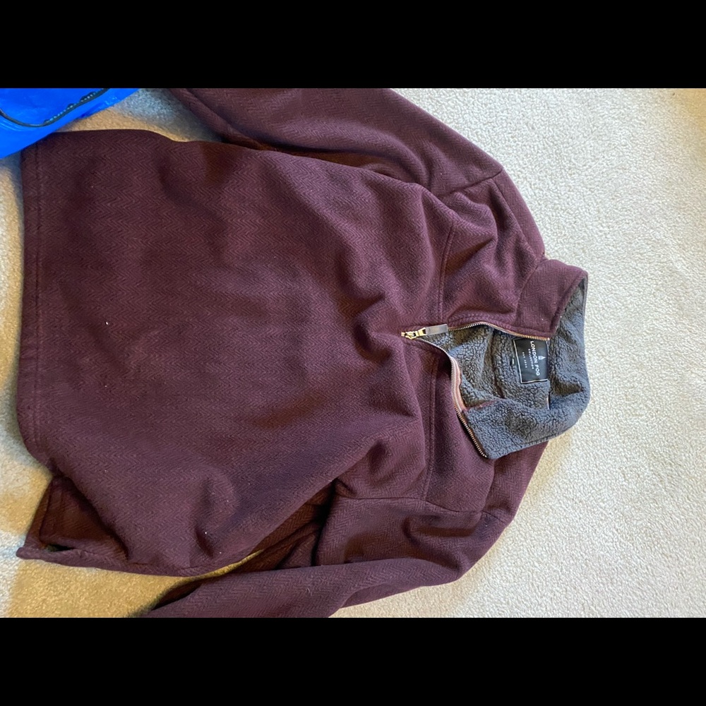 london fog quarter zip jacket